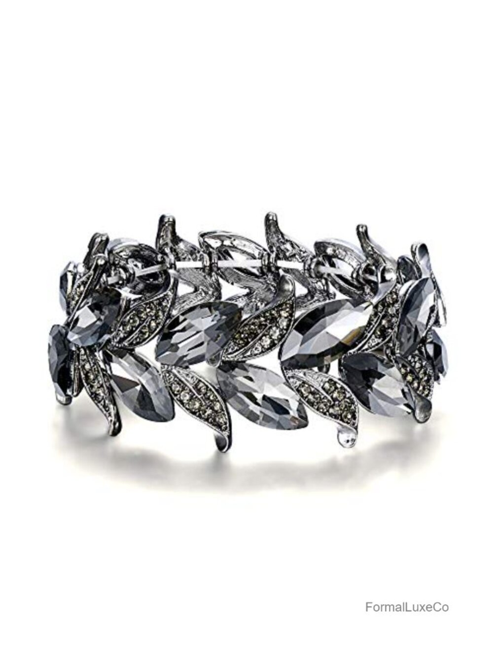 Bridal Stretch Bracelet for Women Wedding Prom Crystal